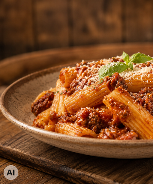 Rigatoni Blognese - KI-generiert